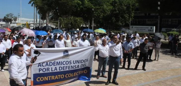 Amenaza sindicato de la Universidad Autónoma de Campeche con huelga