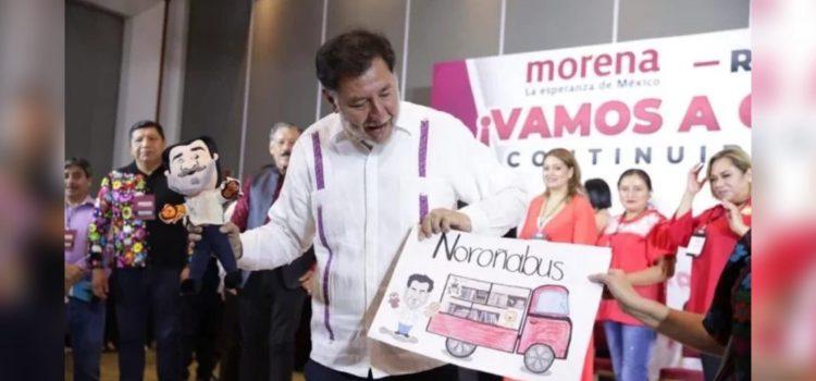 Fernández Noroña visitará tres municipios de Campeche por campaña interna de la 4T