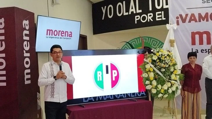 El asesino del PRI es Alejandro Moreno: Morena Campeche