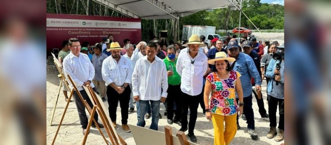 Inicia construcción de Gasolinera para el Bienestar en Conhuas, Calakmul