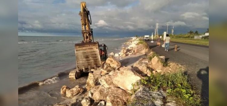 Tres puntos de las carreteras de Carmen son susceptibles de erosión: Protección Civil
