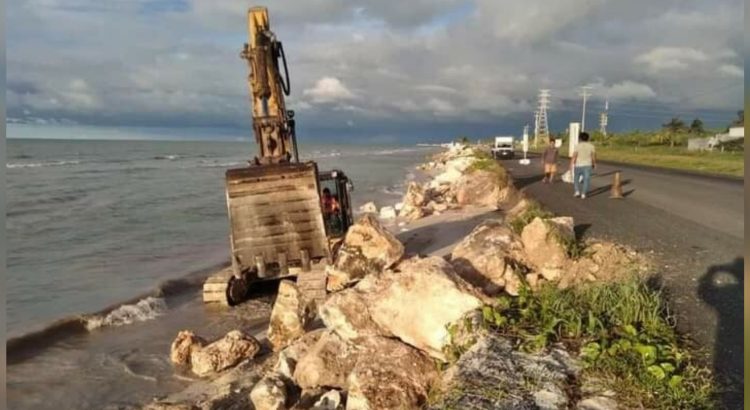 Tres puntos de las carreteras de Carmen son susceptibles de erosión: Protección Civil