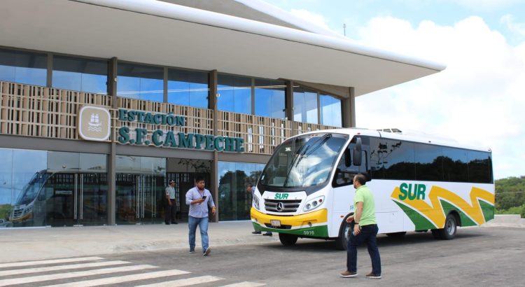 Autobuses del SUR darán el servicio de la capital hasta la estación del Tren Maya