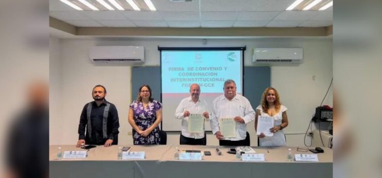Fiscalía de Campeche y CCE de Carmen firman convenio para contratar a mujeres víctimas de violencia