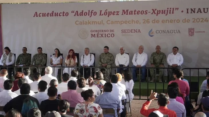 En 8 meses comunidades de Calakmul tendrán agua: AMLO
