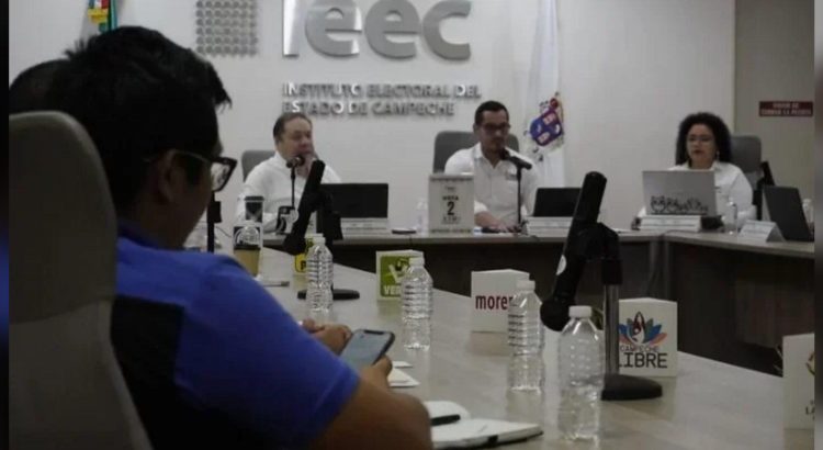 Representantes políticos del IEEC presentan quejas durante sesión ordinaria en Campeche