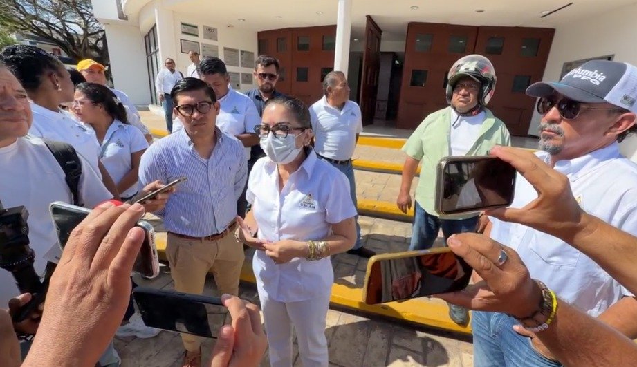 Protesta del Sutaisuac en la UACAM por cuotas al Fondo de Pensiones