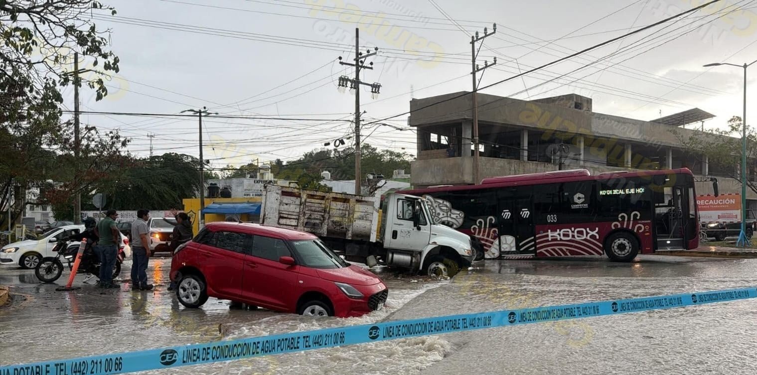 Prevén lluvias intensas y vientos fuertes en gran parte de Campeche