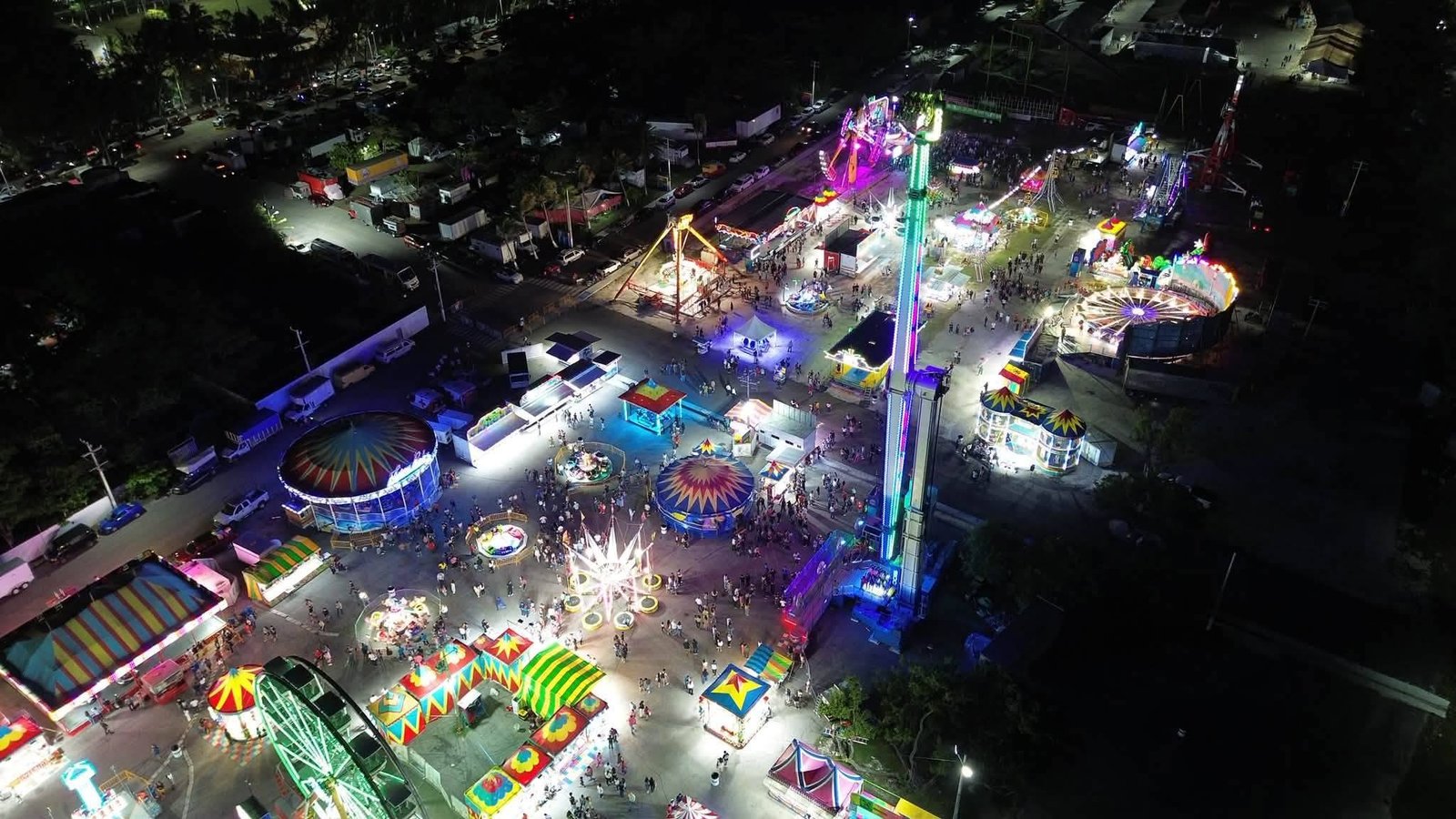 Falla en teleférico de la Feria del Carmen activa operativo de seguridad en Ciudad del Carmen