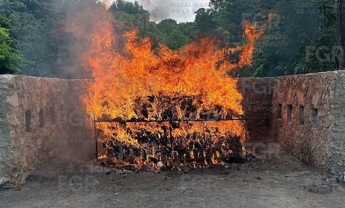 Campeche destruye más de 11 mil dosis de drogas y 4 mil objetos asegurados